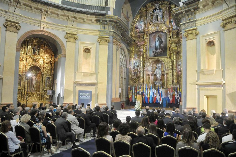 Foto de la ceremonia de inauguración de la IX Conferencia Iberoamericana de Justicia Constituiconal